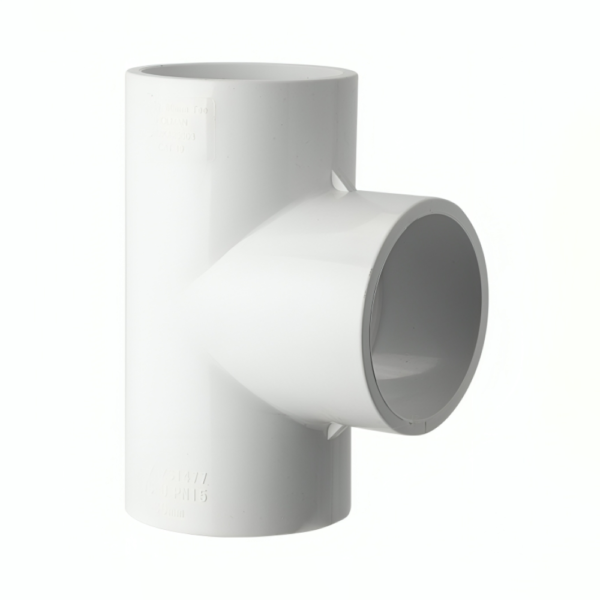 Plain 4-inch white UPVC partition, Schedule 40 Nypro