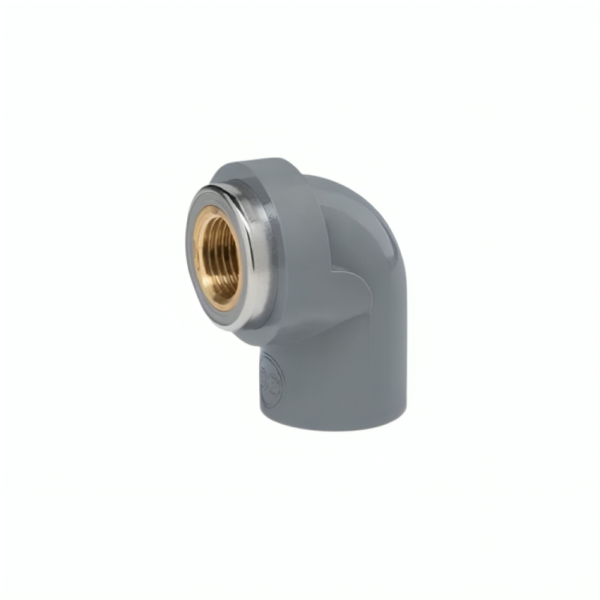 CPVC Hot Water Female Threaded Elbow – 1/2 x 3/4 Inch – Pressure 80